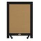 Merrick Lane Magda Set of 10 Wall Mount or Tabletop Magnetic Chalkboards with Folding Metal Legs